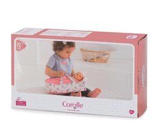 Játékbaba kiegészítők - Hordozható textil mózeskosár Mon Premier Poupon Bébé Corolle 30 cm játékbabának 18 hó-tól_5