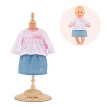 Kleidung für Puppen - Kleidungsset Top & Skirt Bébé Corolle für 30 cm Puppe ab 18 Monaten_1