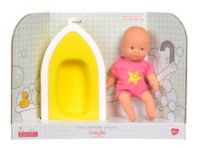 Lutke za djecu od 18 mjeseci - Lutka Mini Bath Plouf Corolle sa smeđim očima i brodićem 20 cm od 18 mjeseci_0