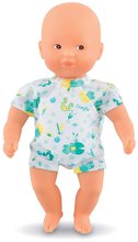 Igrače dojenčki od 18. meseca - Dojenček žabica Mini Bath Plouf Frog Corolle z rjavimi očkami in ladjico 20 cm od 18 mes_1