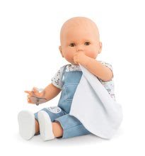 Igrače dojenčki od 24. meseca - Dojenček Gaby gre v vrtec Mon Grand Poupon Corolle 36 cm z rjavimi mežikajočimi očkami in 5 dodatki od 24 mes_1