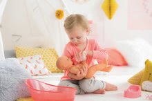 Igrače dojenčki od 24. meseca - Dojenček Emma pije in lula Mon Grand Poupon Corolle 36 cm z modrimi mežikajočimi očkami in 2 dodatkoma od 24 mes_2