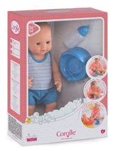 Igrače dojenčki od 24. meseca - Dojenček Paul pije in lula Mon Grand Poupon Corolle 36 cm z rjavimi mežikajočimi očkami in 2 dodatkoma od 24 mes_5