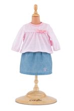 Játékbaba ruhák - Ruha szett Top&Skirt Mon Grand Poupon Corolle 36 cm játékbabának 24 hó-tól_0