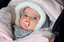 Dude za bebe - Set od 2 ergonomske dude varalice Beaba sa silikonom ružičaste od 0 do 3 mjeseca_0