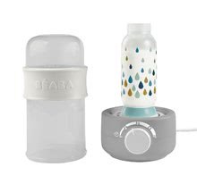 Sterilizatoare și încălzitoare - Încălzitor de sticle pentru sugari şi sterilizator Beaba Baby Milk Second gri_1