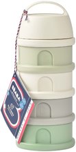 Caserole și forme pentru alimente - Dozator de lapte praf  Formula Milk Container Beaba 4-piese Cotton White Sage Green alb-gri de la 0 luni_2