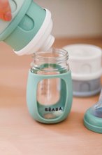 Dosen und Formen für Lebensmittel - Spender für Milchpulver Formula Milk Container Beaba 4-teilig Cotton White Sage Green weiß-grau ab 0 Monaten_3