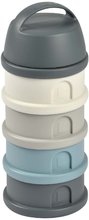 Dosen und Formen für Lebensmittel - Spender für Milchpulver Formula Milk Container Beaba 4-teilig Mineral Grey Blue graublau ab 0 Monaten_2
