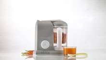 Aparat de gătit pe aburi cu mixer - Set aparat de gătit cu aburi si mixer Beaba Babycook® Solo gri + cadou set de veselă Silicone meal din 4 piese_5