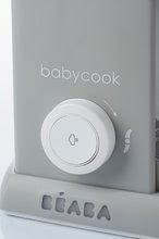 Aparat de gătit pe aburi cu mixer - Set aparat de gătit cu aburi si mixer Beaba Babycook® Solo gri + cadou set de veselă Silicone meal din 4 piese_0