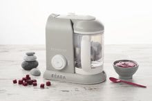 Parní hrnec s mixérem - Set parní vařič a mixér Babycook® Solo Beaba + dárek 2 dózy lahvička s uzávěrem a lžička šedý od 0 měsíců_28