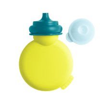 Căni cu cioc pentru bebeluși - Sticluță din silicon Beaba Babypote® pentru bebeluşi verde_0