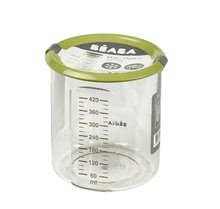 Dozatori i posude za hranu - Dozator za hranu Beaba Maxi + Portion 420 ml Tritan neon od 0 mjeseci_0