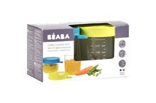 Posode in doze za živila - Set dveh posod za hrano Beaba iz kakovostnega stekla 1x150 ml modra in 1x250 ml neon_6
