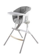 Krzesełka do karmienia - Pokrowiec tekstylny Beaba na jedálenskú stoličku Up&Down šedý od 6 miesięcy_0