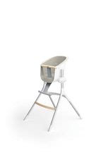 Krzesełka do karmienia - Pokrowiec tekstylny Beaba na jedálenskú stoličku Up&Down šedý od 6 miesięcy_0