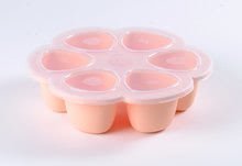 Caserole și forme pentru alimente - Recipient din silicon Beaba cu doze multiple de stocare a mâncării 6 x 150 ml roz_2