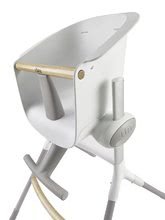 Jedálenské stoličky - Jedálenská stolička z dreva Up & Down High Chair Beaba polohovatelná do 6 výšok šedo-biela od 6-36 mesiacov_13