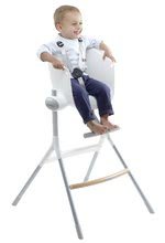 Stoli za hranjenje - Stolček za hranjenje iz lesa Beaba Up&Down High Chair nastavljiv 6 višin sivo-bel_7