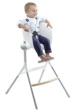 Baba etetőszékek - Etetőszék fából Beaba Up&Down High Chair dönthető 6 magasság szürkés-fehér 6-36 hó korosztálynak_3