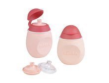 Aparat de gătit pe aburi cu mixer - Set aparat de gătit cu aburi si mixer Beaba Babycook® Solo gri + Cadou 2 recipiente pentru stocarea mâncării, sticlă cu capac şi linguriţă_1