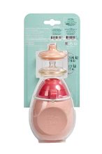 Pentru bebeluși - Sticlă cu capac BabySqueez' 2in1 Beaba Pink din silicon 180 ml pentru mâncare de bebe de la 6 luni roz_8