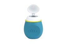 Pentru bebeluși - Sticlă cu capac BabySqueez' 2in1 Beaba Blue din silicon 180 ml pentru mâncare de bebe de la 6 luni albastru_0