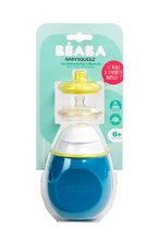 Pentru bebeluși - Sticlă cu capac BabySqueez' 2in1 Beaba Blue din silicon 180 ml pentru mâncare de bebe de la 6 luni albastru_10