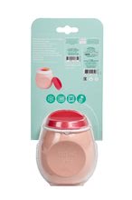 Za dojenčke - Steklenička Beaba Squeez'Portion za shranjevanje kašic silikonska 180 ml od 4 meseca rožnata_1