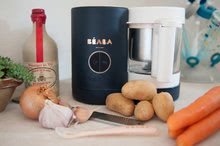 Pentru bebeluși - Aparat de gătit cu aburi şi mixer Beaba Babycook Neo Night Blue albastru-piersică_0