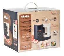 Pentru bebeluși - Aparat de gătit cu aburi şi mixer Beaba Babycook Neo Night Blue albastru-piersică_26