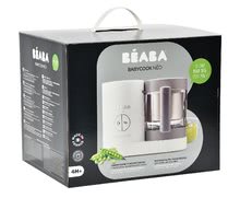 Pre bábätká - Parný varič a mixér Babycook® Neo Grey White Beaba šedo-strieborný od 0 mesiacov_18