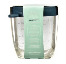 Babaetetés és szoptatás - Ételtároló doboz Beaba minőségi üvegből 250 ml 4 hó kortól kék_2