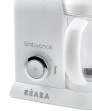 Parný hrniec s mixérom - Parný varič a mixér Beaba Babycook® Solo bielo-strieborný od 0 mesiacov_1