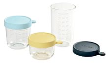 Cuiseur vapeur avec mixeur - Ensemble cuiseur à vapeur et mixeur Babycook® Solo white silver Beaba + cadeau 3 boîtes alimentaires en verre de haute qualité et une cuillère en silicone 150/250/400ml à partir de 0 mois_1