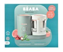 Pentru bebeluși - Aparat de gătit pe aburi şi mixer Beaba Babycook Neo Eucalyptus verde-argintiu de la 0 luni_1