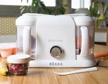 Parní hrnec s mixérem - Parní vařič a mixér Beaba Babycook® Duo Plus White Silver dvojitý od 0 měsíců_1