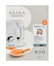 Aparat de gătit pe aburi cu mixer - Aparat de gătit pe aburi şi mixer Beaba Babycook® Duo Plus White Silver dublu de la 0 luni_3