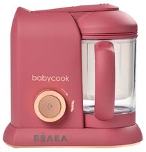 Parni kuhalnik in mešalnik - Parni kuhalnik in sekljalnik Beaba Babycook® Solo Litchee pink-gold od 0 mes_0