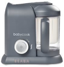 Aparat de gătit pe aburi cu mixer - Aparat de gătit pe aburi si mixer Beaba Babycook® Solo Dark Grey de la 0 luni_0