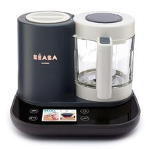 Aparat de gătit pe aburi cu mixer - Aparat de gătit pe aburi și mixer Beaba Babycook® Smart Charcoal Grey negru-alb_3