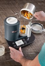 Pentola a vapore con frullatore - Cuocipappa per neonati a vapore e mixer Beaba Babycook Smart® Charcoal Grey bianco-nero_28