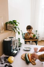 Parní hrnec s mixérem - Parní vařič a mixér Beaba Babycook Smart® Charcoal Grey černo-bílý_47