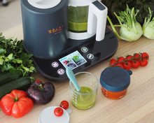 Aparat de gătit pe aburi cu mixer - Aparat de gătit pe aburi și mixer Beaba Babycook® Smart Charcoal Grey negru-alb_55