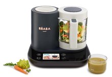 Aparat de gătit pe aburi cu mixer - Aparat de gătit pe aburi și mixer Beaba Babycook® Smart Charcoal Grey negru-alb_3