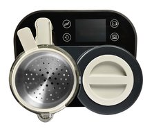 Parný hrniec s mixérom - Parný varič a mixér Beaba Babycook Smart® Charcoal Grey čierno-biely_2