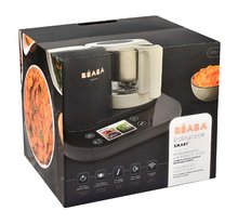 Pentola a vapore con frullatore - Cuocipappa per neonati a vapore e mixer Beaba Babycook Smart® Charcoal Grey bianco-nero_12