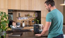 Pentola a vapore con frullatore - Cuocipappa per neonati a vapore e mixer Beaba Babycook Smart® Charcoal Grey bianco-nero_17