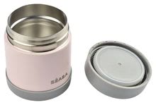 Élelmiszer tárolók és dobozok - Termosz széles nyílással Beaba Stainless Steel Portion 300 ml Pink minőségi rozsdamentes acélból rózsaszín BE912908_0